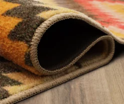 Mesa Gold & Orange Geometric Area Rug, (5' X 8') -Home Furnishing Store 810600970 A8 5