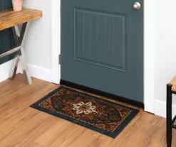 Tethys Navy & Brown Ornamental Accent Rug, (20" X 34") -Home Furnishing Store 810601023 A0 3