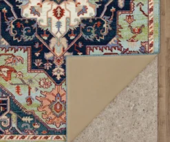 Tethys Green & Blue Ornamental Accent Rug, (20" X 34") -Home Furnishing Store 810601028 A8 2