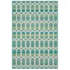Mohawk Home Cabana Geo Teal Area Rug
