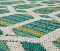 Mohawk Home Cabana Geo Teal Area Rug -Home Furnishing Store 810601055 A8 3