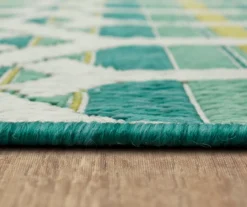 Mohawk Home Cabana Geo Teal Area Rug -Home Furnishing Store 810601055 A8 4