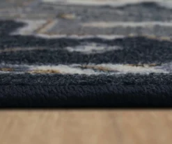 Tethys Navy & Charcoal Ornamental Accent Rug, (20" X 34") -Home Furnishing Store 810601110 A8 4