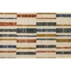 Tilton Beige & Multi-Color Block Pattern Accent Rug, (20" X 34")