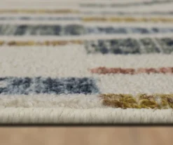 Tilton Beige & Multi-Color Block Pattern Accent Rug, (20" X 34") -Home Furnishing Store 810601115 A8 4