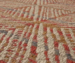 Poolside Diamond Rust & Beige Outdoor Area Rug, (2.5' X 6') 14 Poolside Diamond Rust & Beige Outdoor Area Rug, (2.5' X 6') -Home Furnishing Store 810601187 A8 3