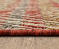 Poolside Diamond Rust & Beige Outdoor Area Rug, (2.5' X 6') 15 Poolside Diamond Rust & Beige Outdoor Area Rug, (2.5' X 6') -Home Furnishing Store 810601187 A8 4