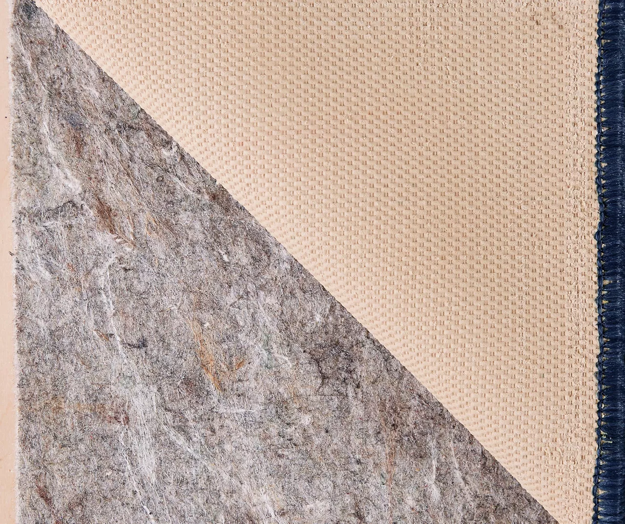 Gaza Navy, Orange & Blue Ikat Area Rug, (5' X 8') 3 Gaza Navy, Orange & Blue Ikat Area Rug, (5' X 8') - Image 3