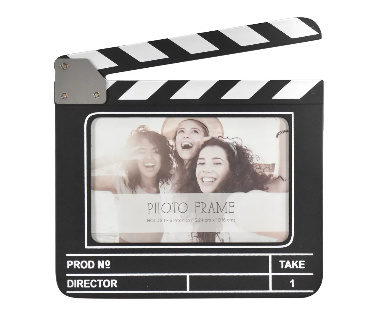 Black Clapperboard Picture Frame, (4" X 6") 1 Black Clapperboard Picture Frame, (4" X 6")
