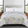 Bargain Bungalow White & Pastel Daisy Comforter