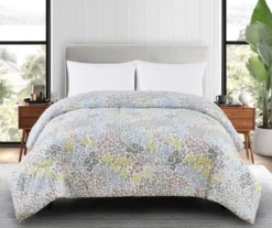Bargain Bungalow White & Pastel Daisy Comforter