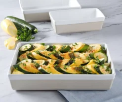 Martha Stewart Gray 3-Piece Stoneware Baker Set -Home Furnishing Store 810603503 3