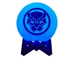Marvel Black Panther Icon Multi-Color Moon Lamp 9 Marvel Black Panther Icon Multi-Color Moon Lamp -Home Furnishing Store 810603741 A8 1