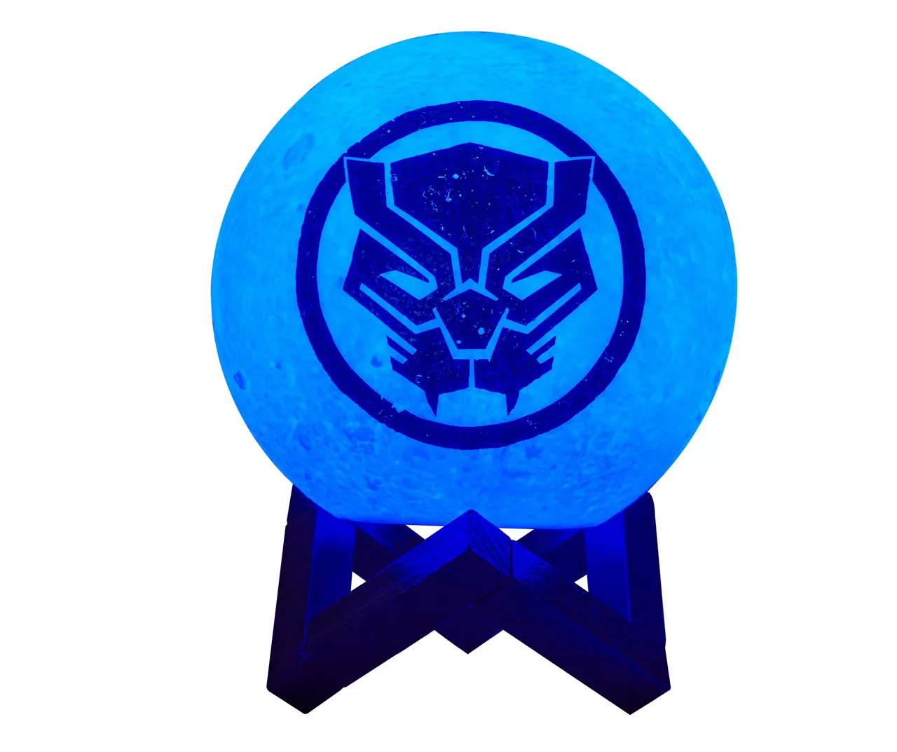 Marvel Black Panther Icon Multi-Color Moon Lamp 3 Marvel Black Panther Icon Multi-Color Moon Lamp - Image 3