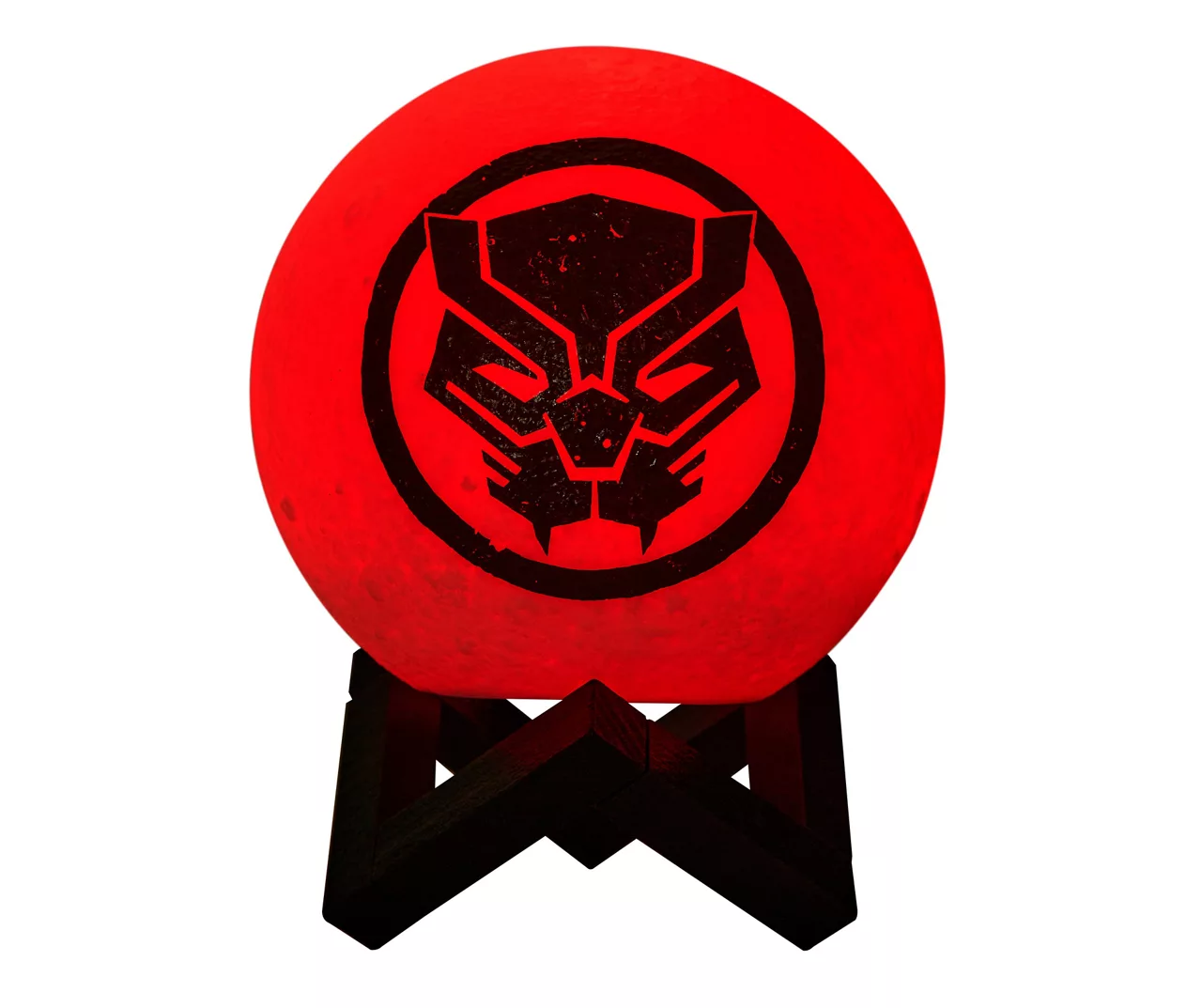 Marvel Black Panther Icon Multi-Color Moon Lamp 7 Marvel Black Panther Icon Multi-Color Moon Lamp - Image 7