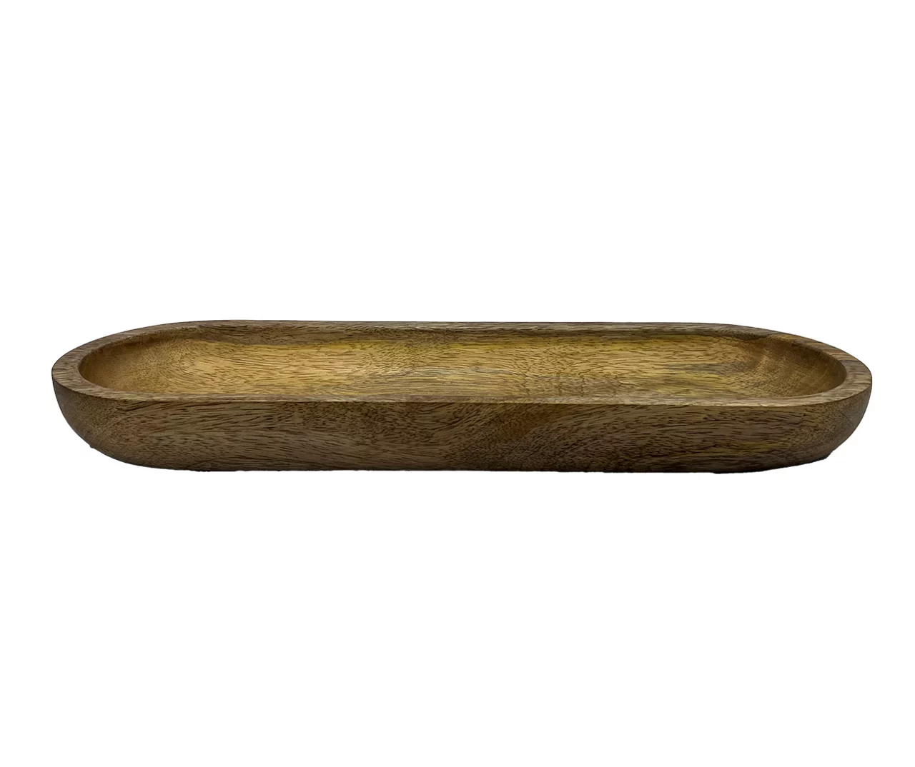 16.3" Dough Bowl Mango Wood Decorative Tray 1 16.3" Dough Bowl Mango Wood Decorative Tray