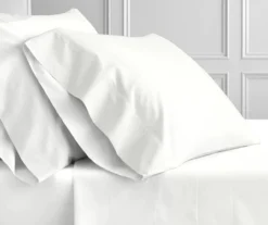 White 1,500-Thread Count Queen 4-Piece Sheet Set 5 White 1,500-Thread Count Queen 4-Piece Sheet Set -Home Furnishing Store 810607259 810607258 A8