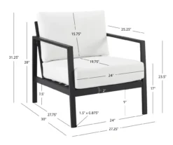 Marcy Metal Cushioned Patio Lounge Chair -Home Furnishing Store 810607962 A8 6