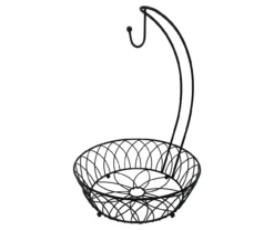 Open-Wire Fruit Basket With Banana Holder