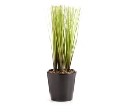 Artificial Grass In Ceramic Pot