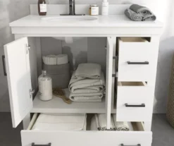 DHP Atwater Living Mills White Bathroom Vanity With Sink -Home Furnishing Store 810610511 B0 4