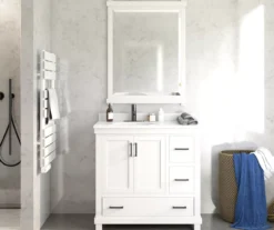 DHP Atwater Living Mills White Bathroom Vanity With Sink -Home Furnishing Store 810610511 B0 5