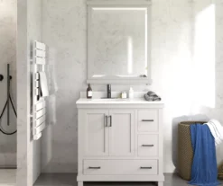 DHP Atwater Living Mills Gray Bathroom Vanity With White Sink 11 DHP Atwater Living Mills Gray Bathroom Vanity With White Sink -Home Furnishing Store 810610512 B0 5