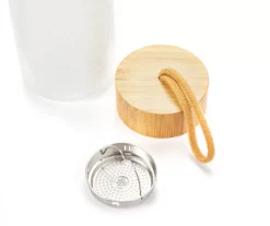 Frosted Glass Water Bottle, 33 Oz. -Home Furnishing Store 810610537 A8 2