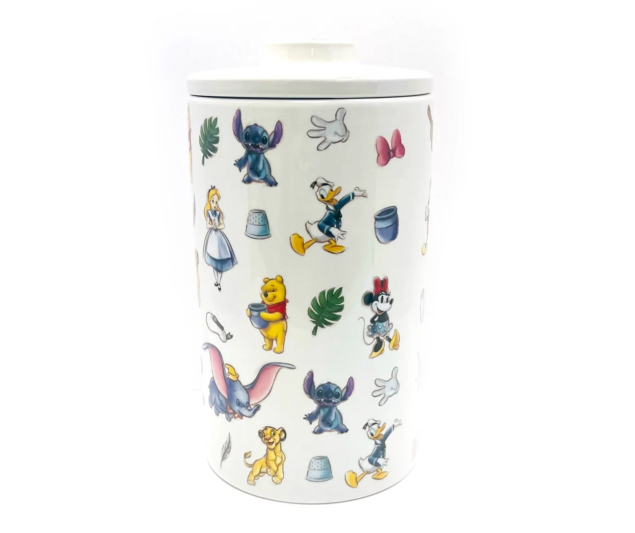 Disney 100 Heritage Large Multi-Character Ceramic Canister, 61 Oz. 1 Disney 100 Heritage Large Multi-Character Ceramic Canister, 61 Oz.