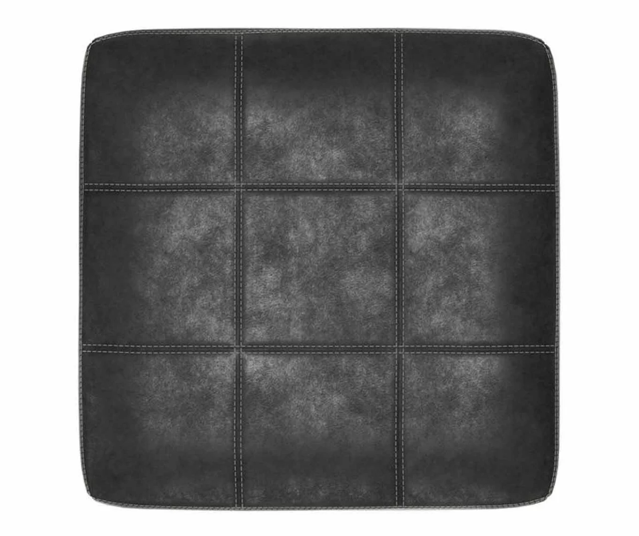 Bilgray Black Faux Leather Oversize Accent Ottoman 4 Bilgray Black Faux Leather Oversize Accent Ottoman - Image 4