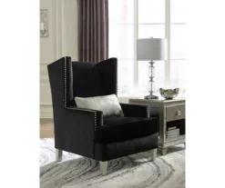 Harriotte Black Accent Chair -Home Furnishing Store 810612309 1