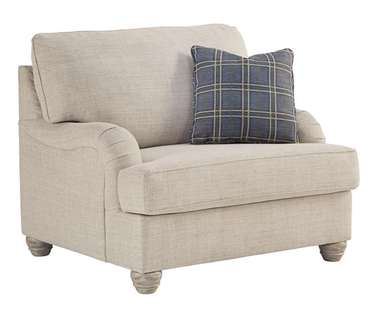 Traemore Linen Chair And A Half 1 Traemore Linen Chair And A Half