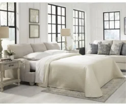 Traemore Linen Queen Sleeper Sofa -Home Furnishing Store 810612378 3