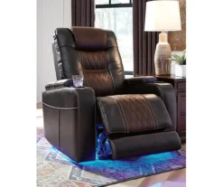 Composer Brown Faux Leather Power Recliner -Home Furnishing Store 810612553 11