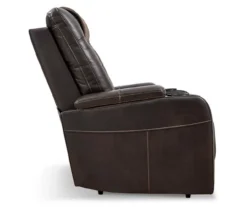 Composer Brown Faux Leather Power Recliner -Home Furnishing Store 810612553 12
