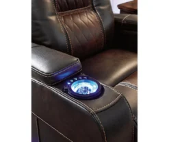 Composer Brown Faux Leather Power Recliner -Home Furnishing Store 810612553 3