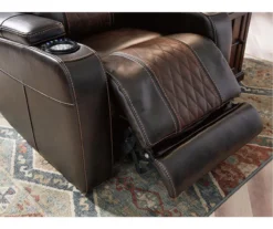 Composer Brown Faux Leather Power Recliner -Home Furnishing Store 810612553 4