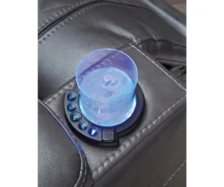 Composer Black Faux Leather Power Recliner -Home Furnishing Store 810612554 2