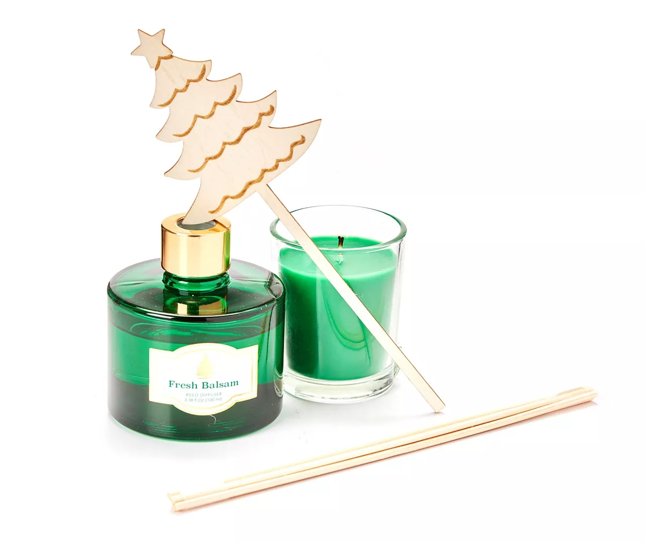 Fresh Balsam Diffuser & Votive Candle Gift Set 2 Fresh Balsam Diffuser & Votive Candle Gift Set - Image 2