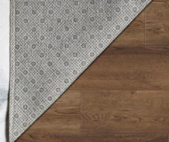 My Magic Carpet Sasha Blue & Cream Floral Washable Area Rug, (3' X 5') 11 My Magic Carpet Sasha Blue & Cream Floral Washable Area Rug, (3' X 5') -Home Furnishing Store 810615378 A5 4