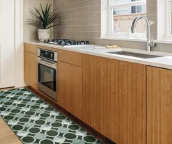 My Magic Carpet Dula Dark Sage Green Circle Washable Runner Rug, (2.5' X 7') 16 My Magic Carpet Dula Dark Sage Green Circle Washable Runner Rug, (2.5' X 7') -Home Furnishing Store 810615391 A4 8