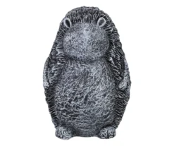 15" Gray Standing Hedgehog Statue