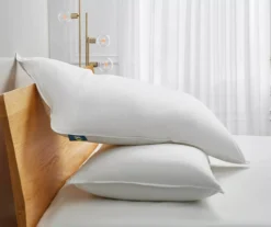 Serta White Medium-Firm Cotton-Down Pillow, 2-Pack -Home Furnishing Store 810617376 A8 2