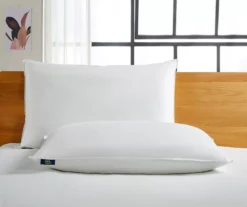 Serta White Medium-Firm Cotton-Down Pillow, 2-Pack -Home Furnishing Store 810617376 A8 3
