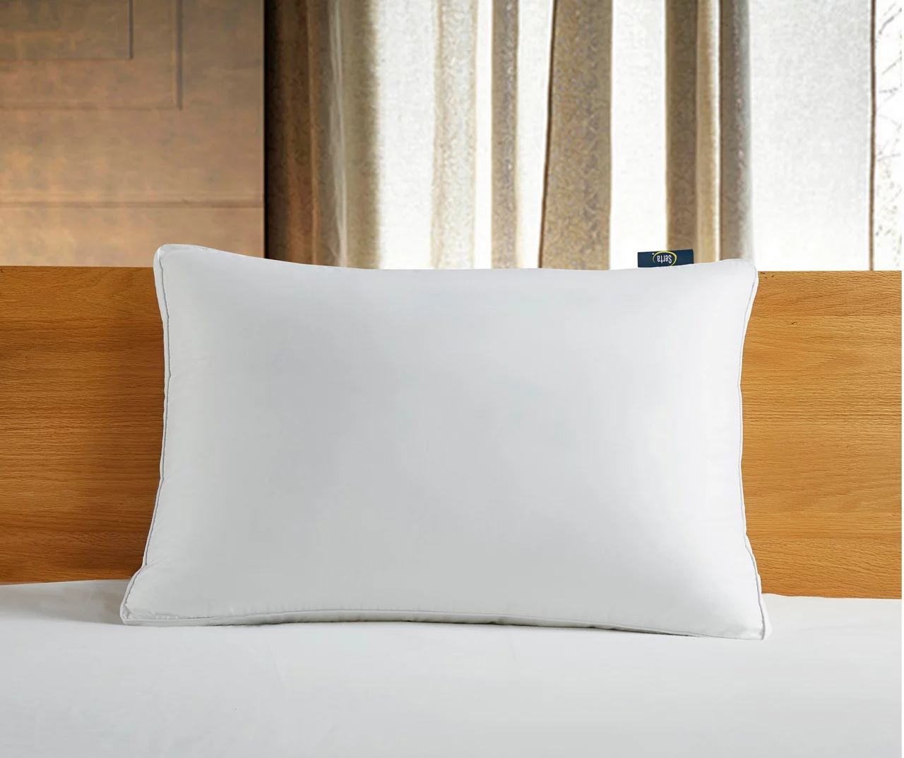 Serta White 300-Thread Count Cotton-Down Pillow 1 Serta White 300-Thread Count Cotton-Down Pillow