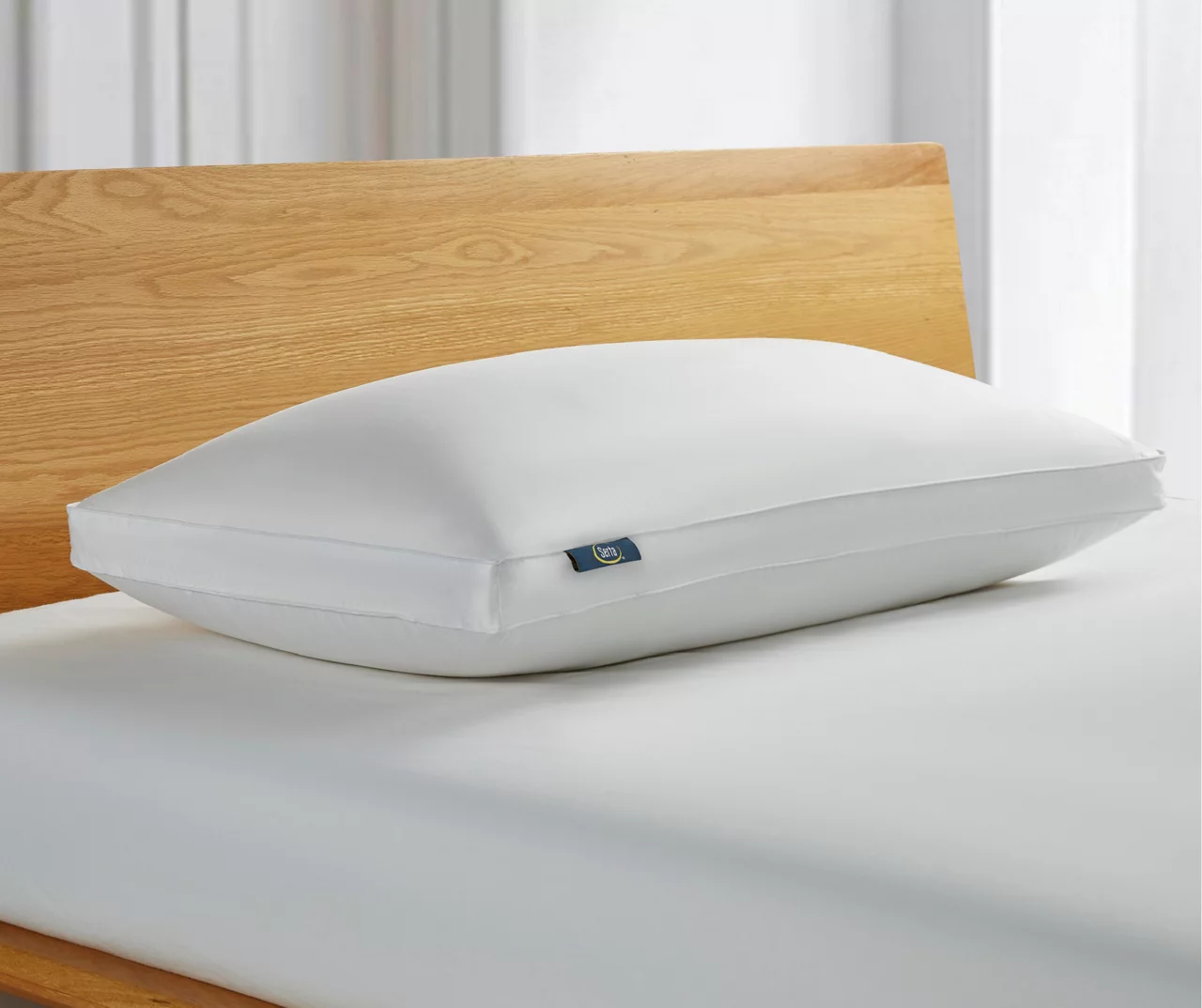 Serta White 300-Thread Count Cotton-Down Pillow 6 Serta White 300-Thread Count Cotton-Down Pillow - Image 6