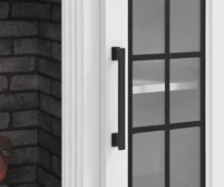 60" White 2-Door Electric Fireplace Console 17 60" White 2-Door Electric Fireplace Console -Home Furnishing Store 810618088 A8 1