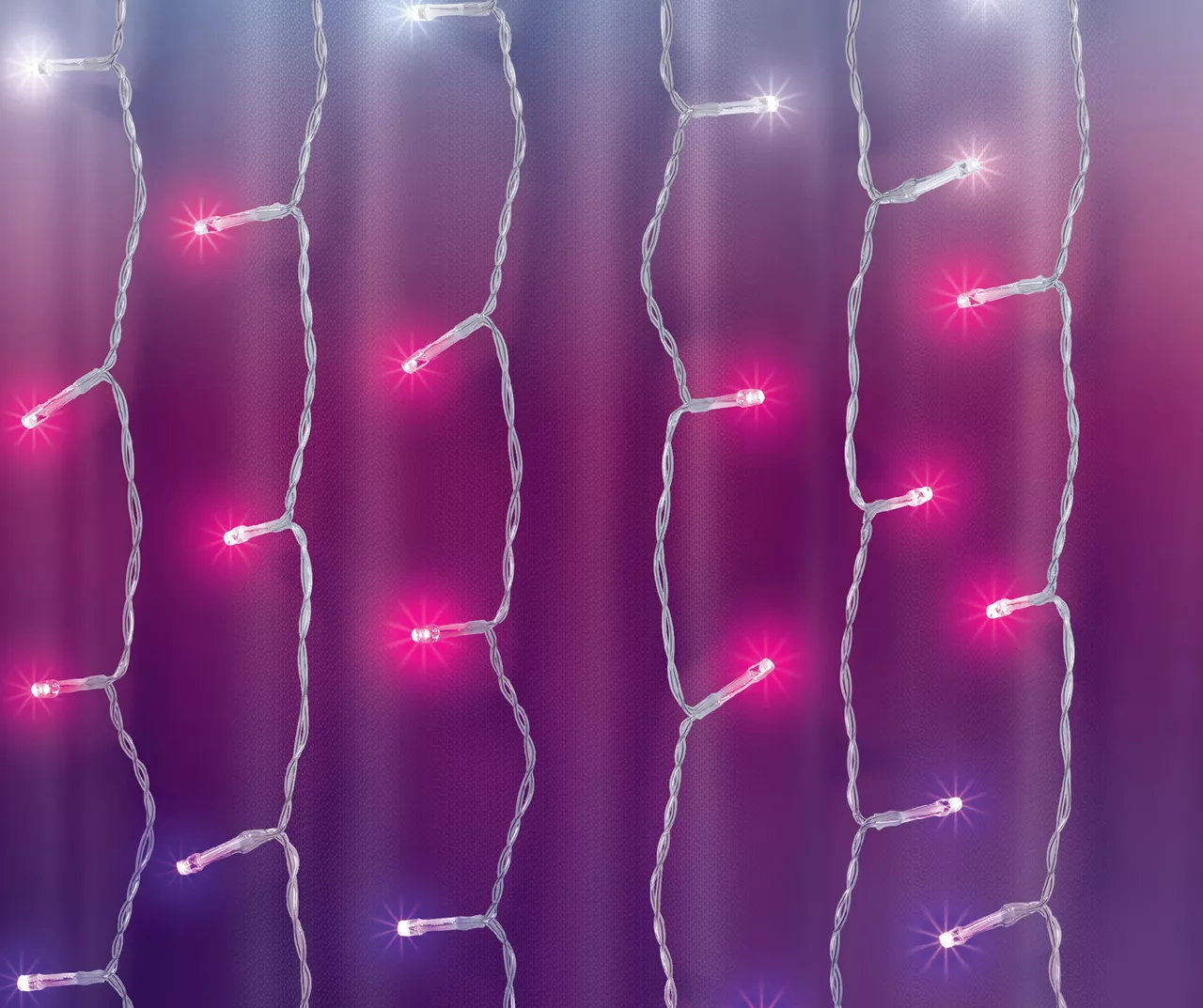 Glow-Up Music Sync LED Curtain Light Set, (3.5' X 5') 1 Glow-Up Music Sync LED Curtain Light Set, (3.5' X 5')