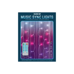 Glow-Up Music Sync LED Curtain Light Set, (3.5' X 5') 11 Glow-Up Music Sync LED Curtain Light Set, (3.5' X 5') -Home Furnishing Store 810621577 P0