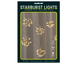Glow-Up Warm White Starburst LED Fairy Light Set, 160-Lights -Home Furnishing Store 810621598 P0